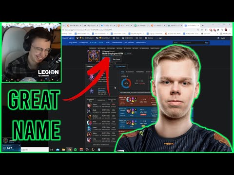 Caedrel Reacts To FNC Wunder's OP.GG