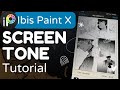 How To Add SCREENTONE In Ibis Paint X Making Manga On A Smartphone ️