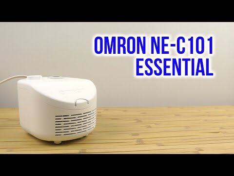 Omron inhaliatorius C101 Essential (nedidelis, ekonominis, visai šeimai) video