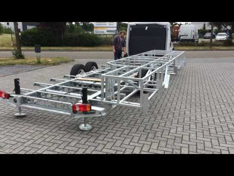 Coxx X-Low Market Truck chassis 1000mm slide out displayframe sliding in