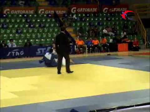 Luiz Revite Brasil vr Patrick Gagne Canadá Panamericano Mayor de Judo San José 2013