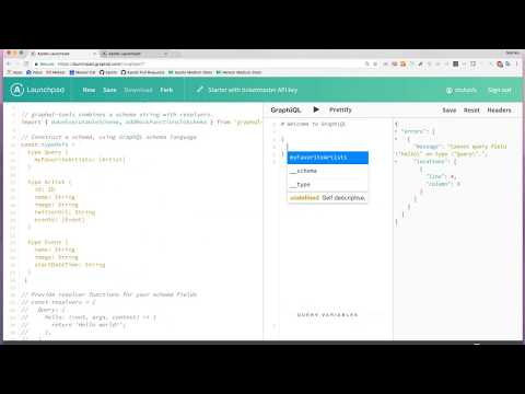 Apollo GraphQL Workshop @ TIcketmaster