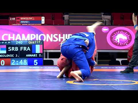Qual. Men's GP Gi - 84 kg: J. MANOJLOVIC (SRB) v. I. ANNABI (FRA)