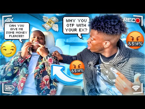 BEGGING MY EX FOR MONEY FOR MY BIRTHDAY INFRONT OF MY BOYFRIEND!!!