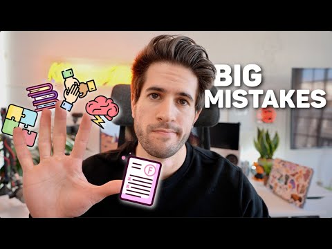 My 5 BIGGEST Studying Mistakes (and what I learned from them)