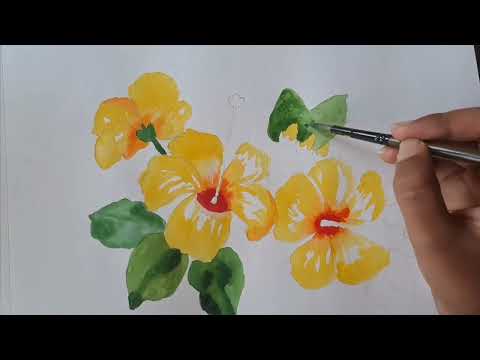 Watercolour Flower Painting | Step by Step | Art by Verushka