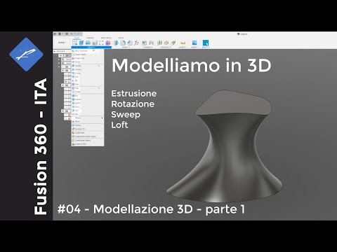 MODELLIAMO in 3D!! - Fusion 360 ITA #04