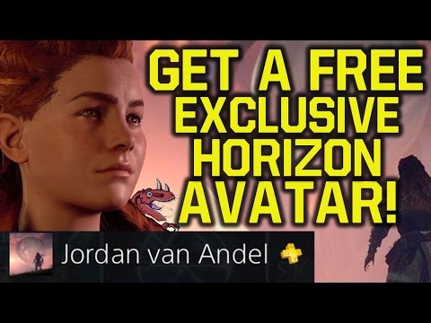 Horizon Zero Dawn - HOW TO GET FREE EXCLUSIVE AVATAR WITHOUT MAIL (Horizon Zero Dawn Platinum Avatar Video