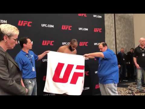 Daniel Cormier Misses Weight on Try One | UFC 210 Weigh Ins