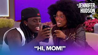 Kai Cenat & JHud FaceTime His Mom During His Interview!