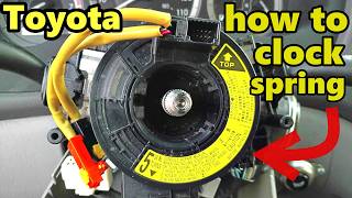 Toyota Sienna Clock Spring Spiral Cable Easy Fix