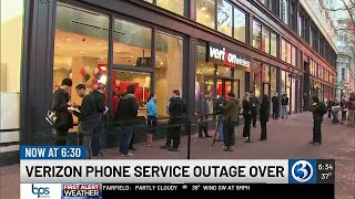 VIDEO: Verizon service outage ends