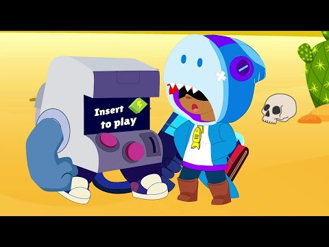 Brawl Stars Animation | 8-BIT VS LEON SHARK (Parody)