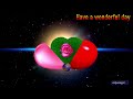 Good Morning Video Colourful Hearts