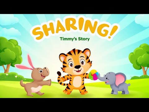 Timmy the Tiger Learns to Share | Fun Friendship Story for Kids | Teaching Sharing