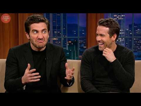 Jake Gyllenhaal Breaking Celebrities With Completely Random Humor - Funny Celebrity Moments