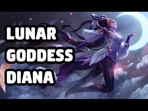 LUNAR GODDESS DIANA SKIN SPOTLIGHT - LEAGUE OF LEGENDS