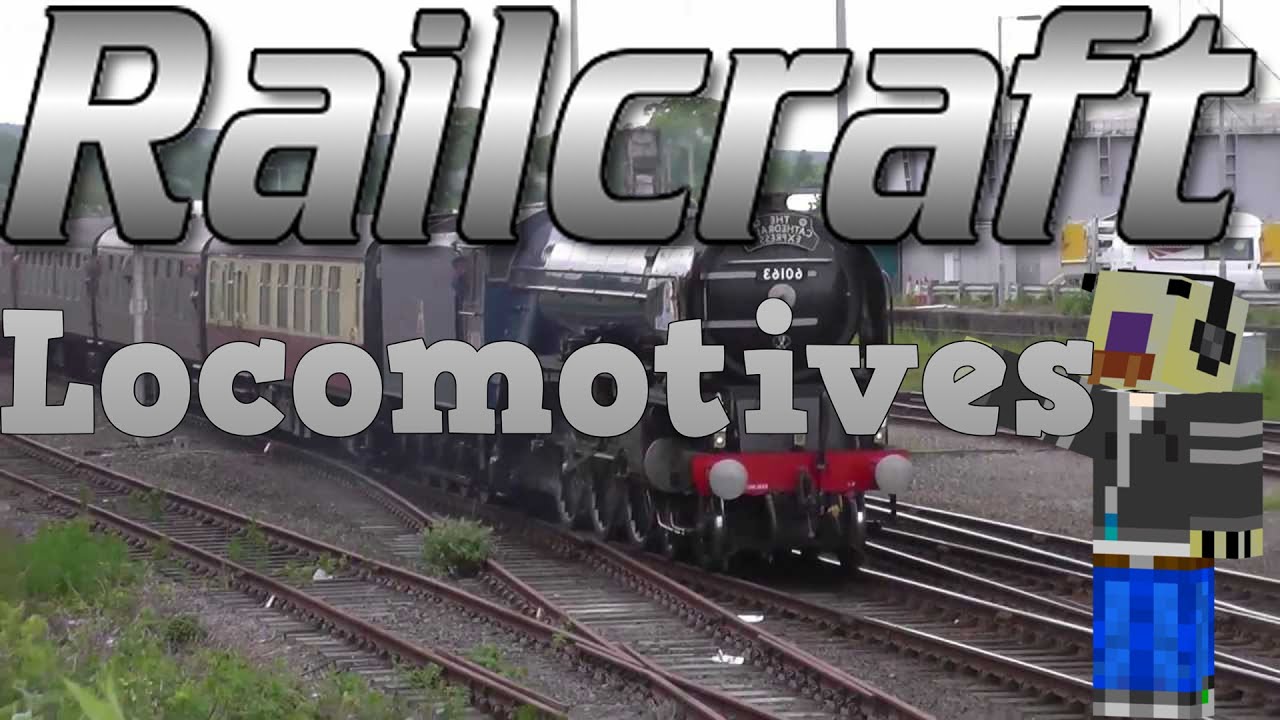 Minecraft Railcraft Tutorial : Steam Locomotives