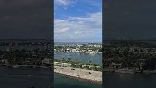 Massive cruise ship departs Port of Miami #viral #cruise