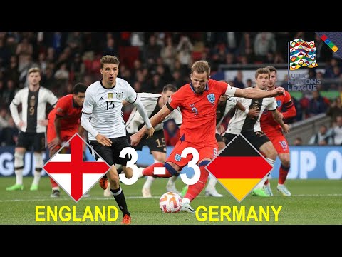 UEFA NATIONS LEAGUE 2022 | ENGLAND VS GERMANY | 3 - 3
