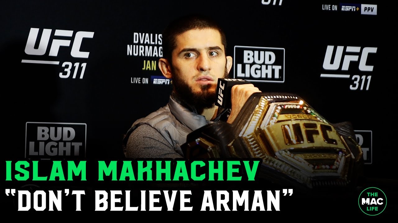 Islam Makhachev: “Don’t believe what Arman Tsarukyan says” about secret technique