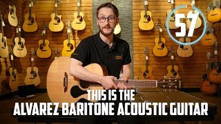 Video thumbnail for Alvarez ABT60E Baritone Acoustic | 60 SECOND REVIEW by GUITARGUITAR