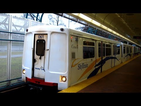 Vancouver SkyTrain and Canada Line in Action - February 2012