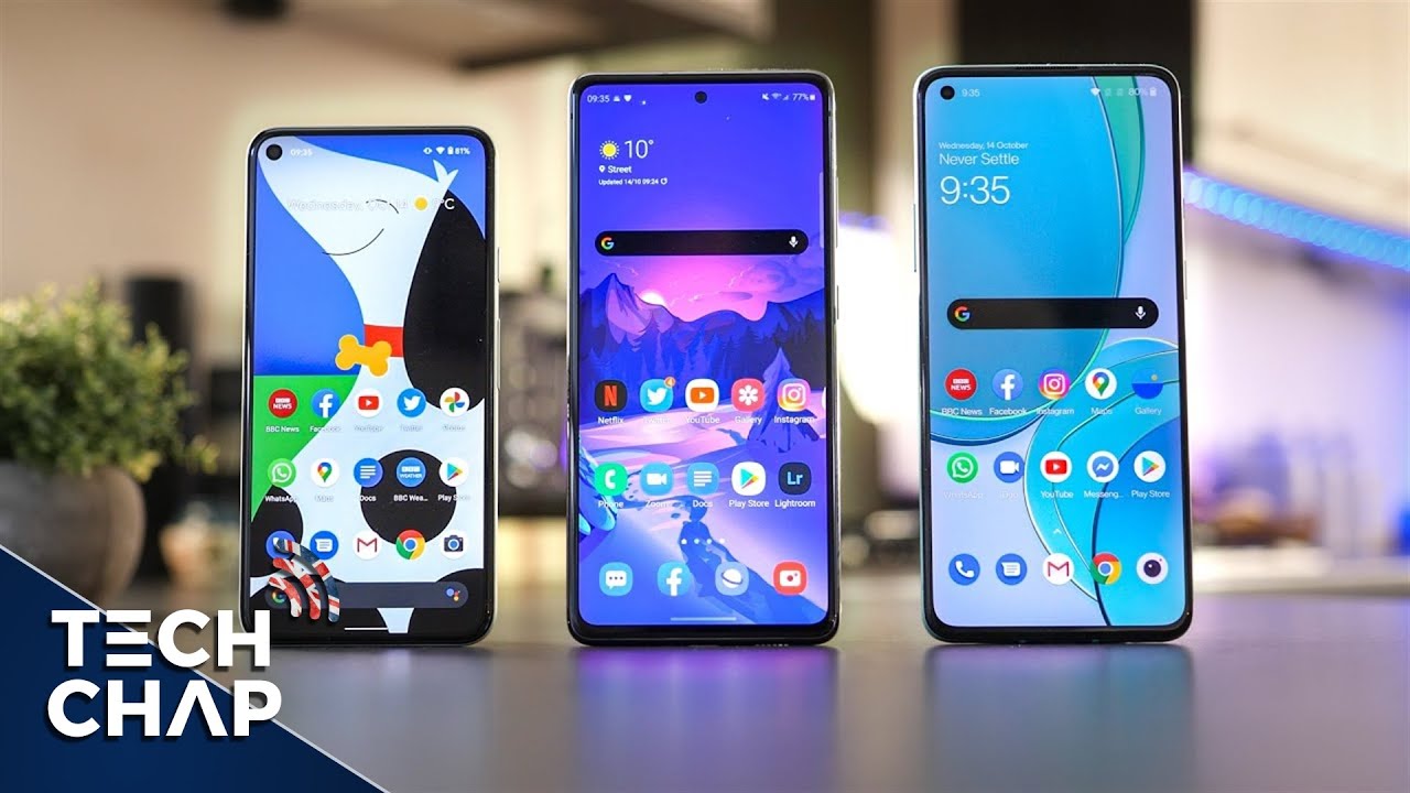 Google Pixel 5 vs OnePlus 8T vs Samsung Galaxy S20 FE - ULTIMATE Comparison! | The Tech Chap