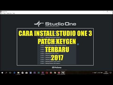 Tutorial install PreSonus Studio One 3 Professional || FULL Activasi Keygen 2017