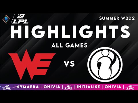 WE vs IG Highlights ALL GAMES LPL Summer Split 2025 W2D2 Team WE vs Invictus Gaming by Onivia