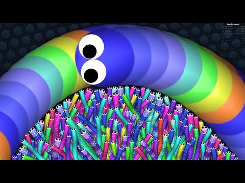 Slither.io A.I. 001 Strong Bad Snake Skin Hacked? vs. 356356 Snakes Epic Slitherio Gameplay! #278