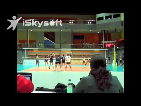 Maja Gustin #1, Middle Blocker, Dark Blue ( Rijeka and Post Wien)