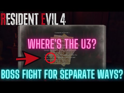 Resident Evil 4 Remake Where's The U3?