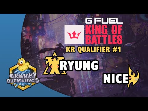Ryung vs Nice - TvP | G Fuel King of Battles 2 - Korea Server Qualifier #1 | EPT Tournament