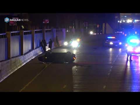 2 killed when Porsche sideswipes 2nd car and falls off ramp onto Central Expressway