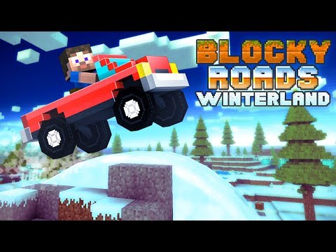 Blocky Roads Winterland - Dogbyte Games Kft. Walkthrough - YouTube