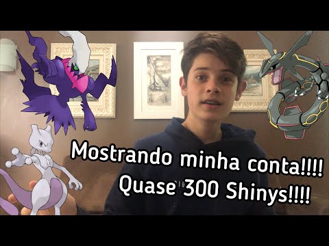 Mostrando minha conta!!!! Quase 300 Shinys!!!! — Pokémon go