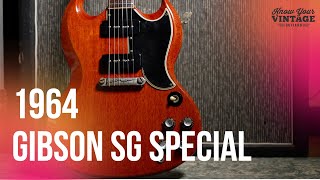 Video thumbnail for 1964 Gibson SG Special by Know Your Vintage Guitars