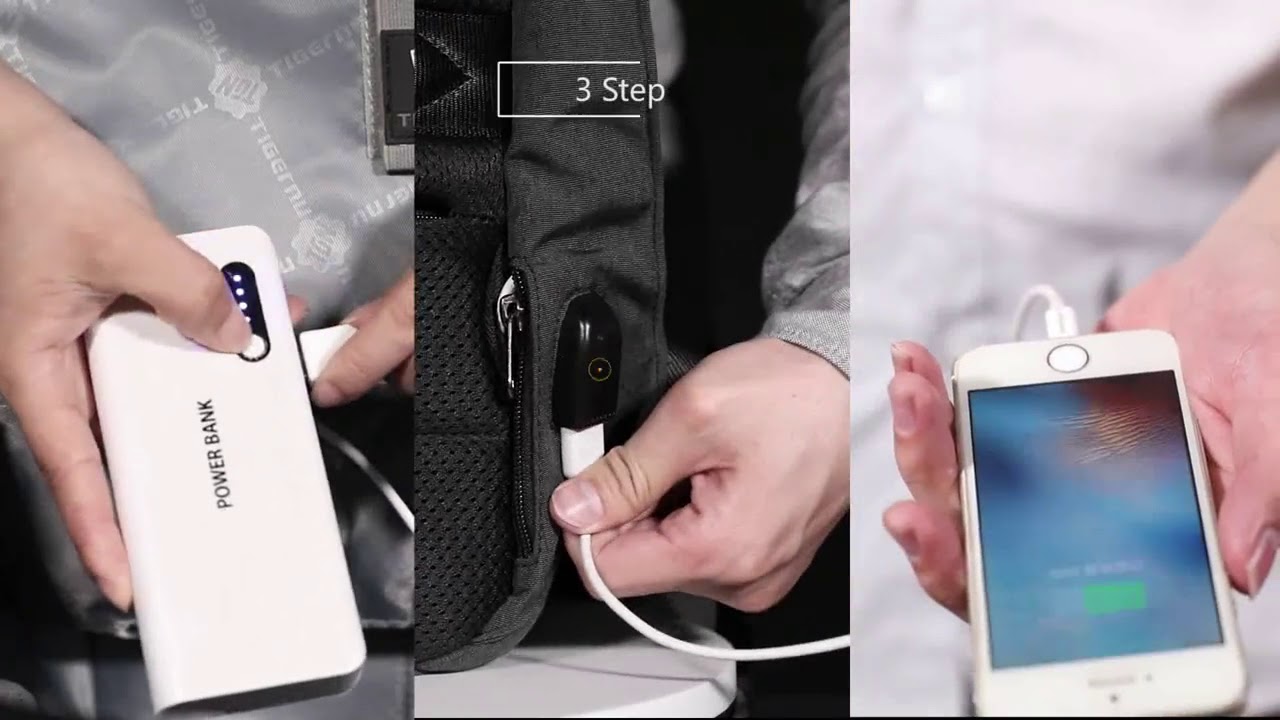 Рюкзак Tigernu T-B3335 темно-серый