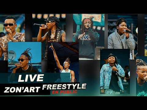 Zonart freestyle en public - lameck, afande ready, JKM, dj couleur,zola,clark, clem, nashon2, mury