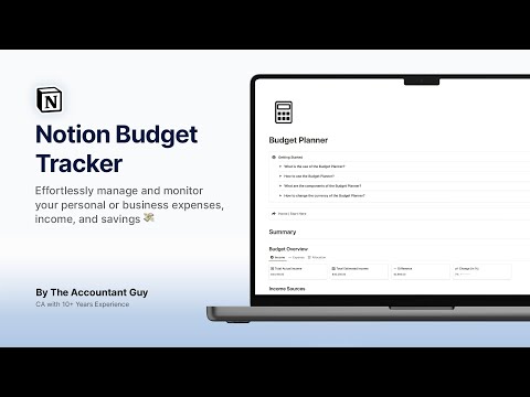 Notion Budget Tracker | Prototion | Buy Notion Template