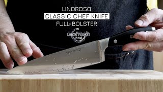 Linoroso Chef Knife Review with 1.4116 german steel (8 inch) - Full-Bolster
