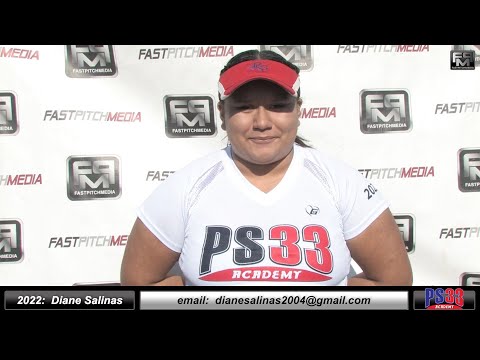 2022 Diane Salinas Pitcher and First Base Softball Skills Video - PS33 Academy