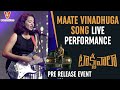 Maate Vinadhuga Song Live Performance Taxiwaala Pre Release Event Allu Arjun Vijay Deverakonda