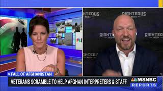 MSNBC - STEPHANIE RUHLE REPORTS: AUGUST 20, 2021 - WHAT BIDEN NEEDS TO SAY TO ADDRESS VETERANS