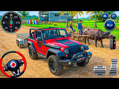 Cargo Jeep Drive Offroad Game: Real Hummer Driver 4x4 jeep driving simulator - car android gameplay