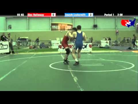 Alex Holloway vs. Joseph Locksmith at 2013 ASICS University Nationals - GR