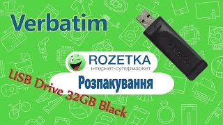 Verbatim 32 GB Store'n'go Slider Black (98697) - відео 1