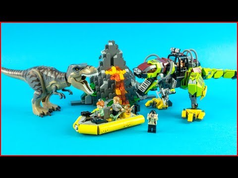 Vidéo LEGO Jurassic World 75938 : La bataille du T. rex contre le Dino-Mech
