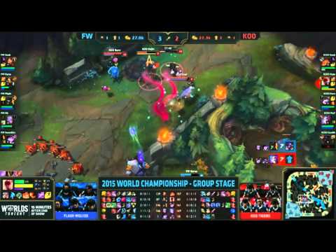 FW vs KOO - Mid Teamfight, Gorilla gets Destroyed